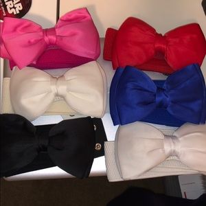 Stretch Bow Belts 6 colors